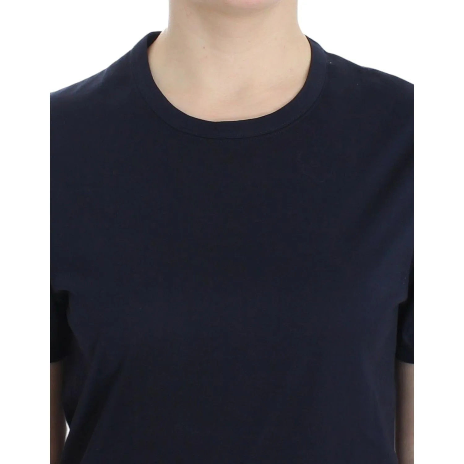 Ermanno Scervino Elegant Blue Cotton Sweater