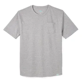 Everyday Tee with Pocket in Heather Gray