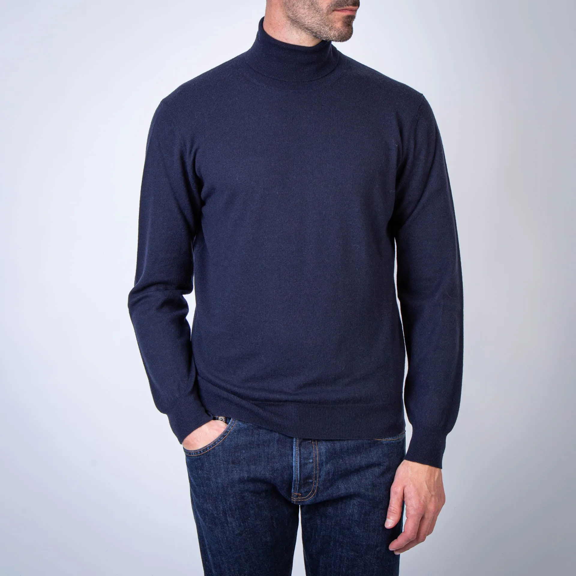 FILIPPO DE LAURENTIIS SWEATER DV1ML WC16R 890 BLUE