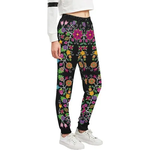 Floral Beadwork Women's Sweatpants