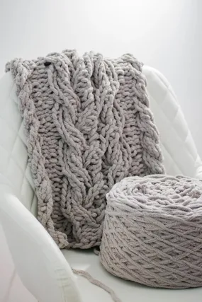 Free Merryall Oversized Scarf Pattern (Knit)