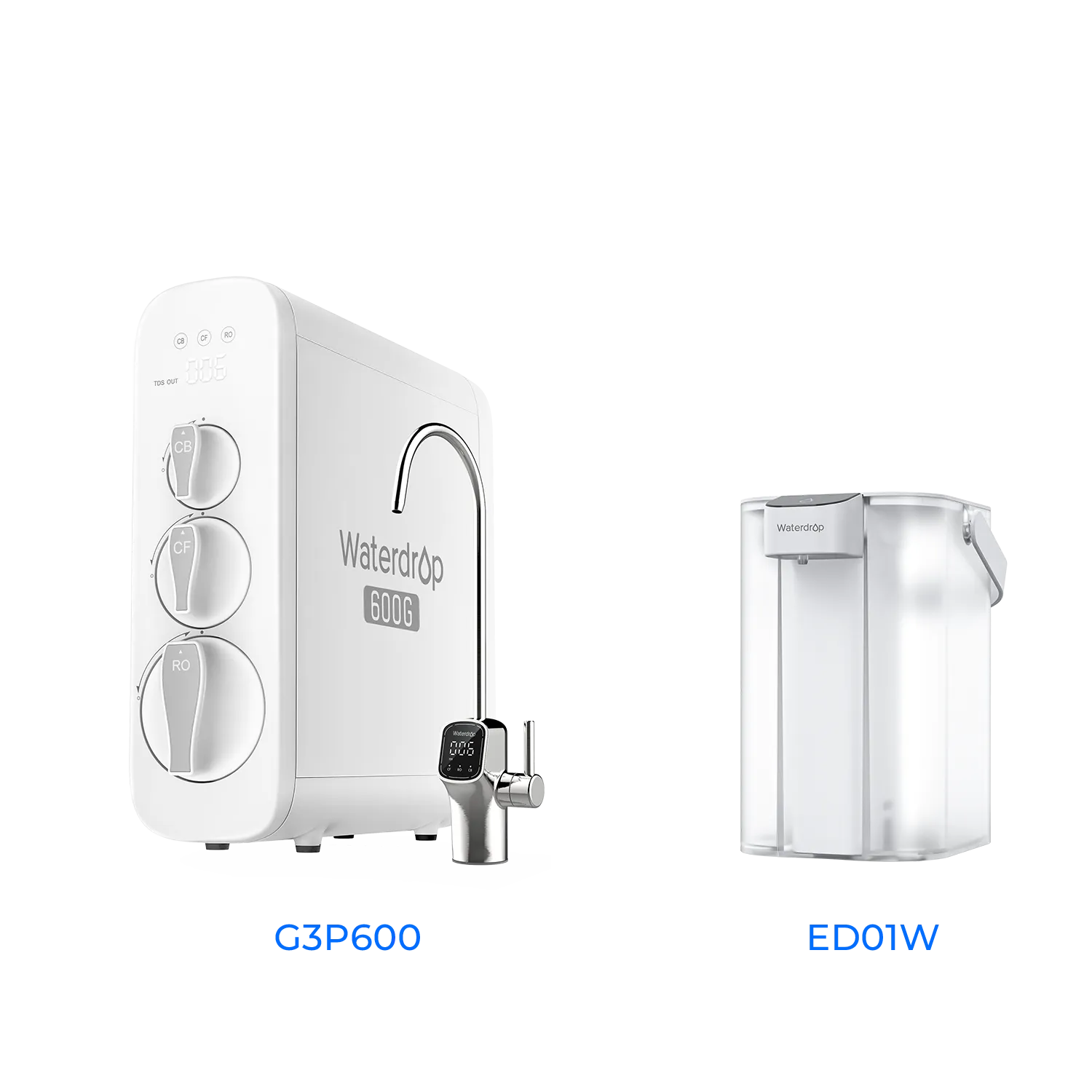 G3P600 Tankless Reverse Osmosis System - Waterdrop G3P600 Bundles