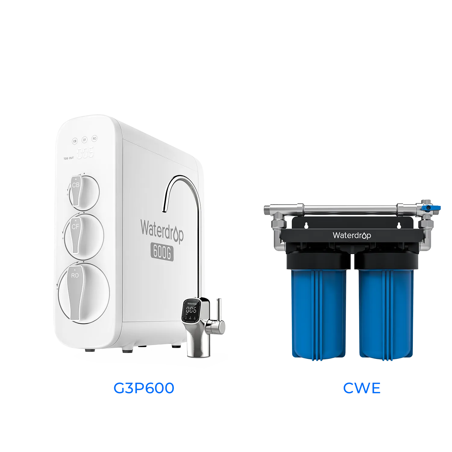 G3P600 Tankless Reverse Osmosis System - Waterdrop G3P600 Bundles