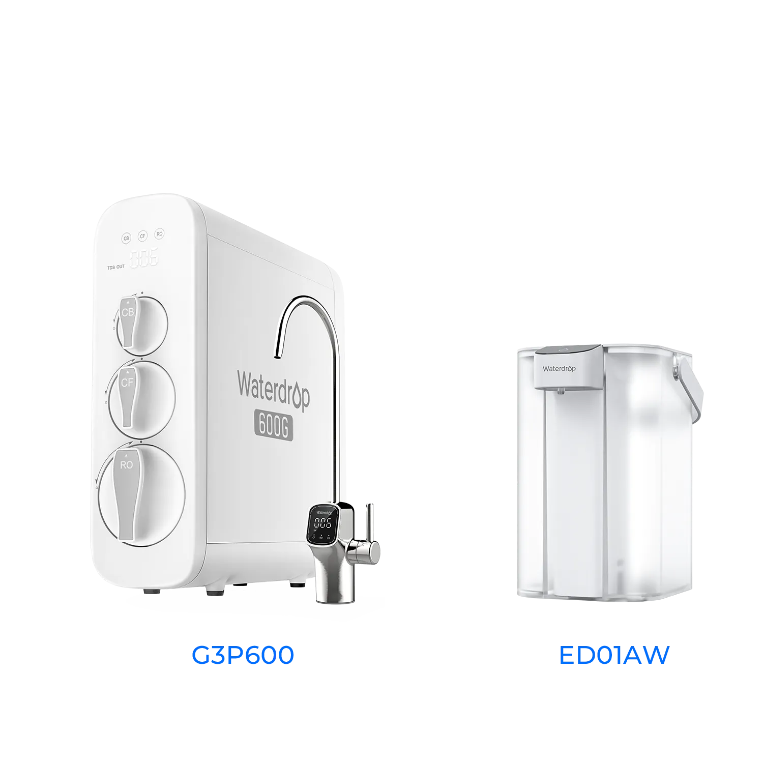 G3P600 Tankless Reverse Osmosis System - Waterdrop G3P600 Bundles