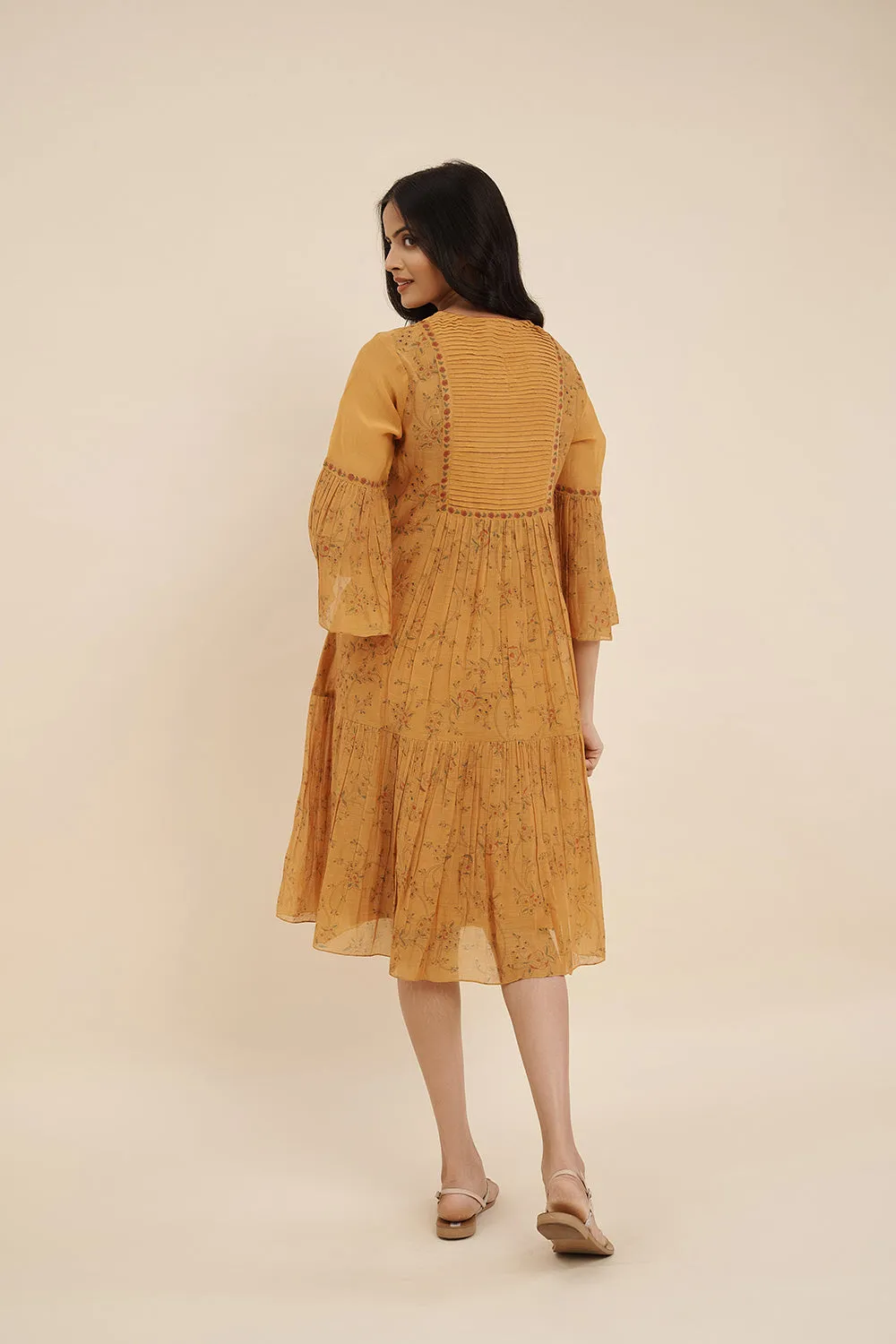 Golden Time Midi Dress