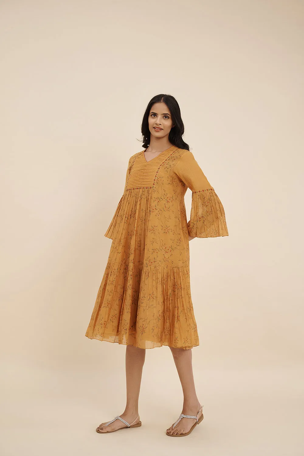 Golden Time Midi Dress