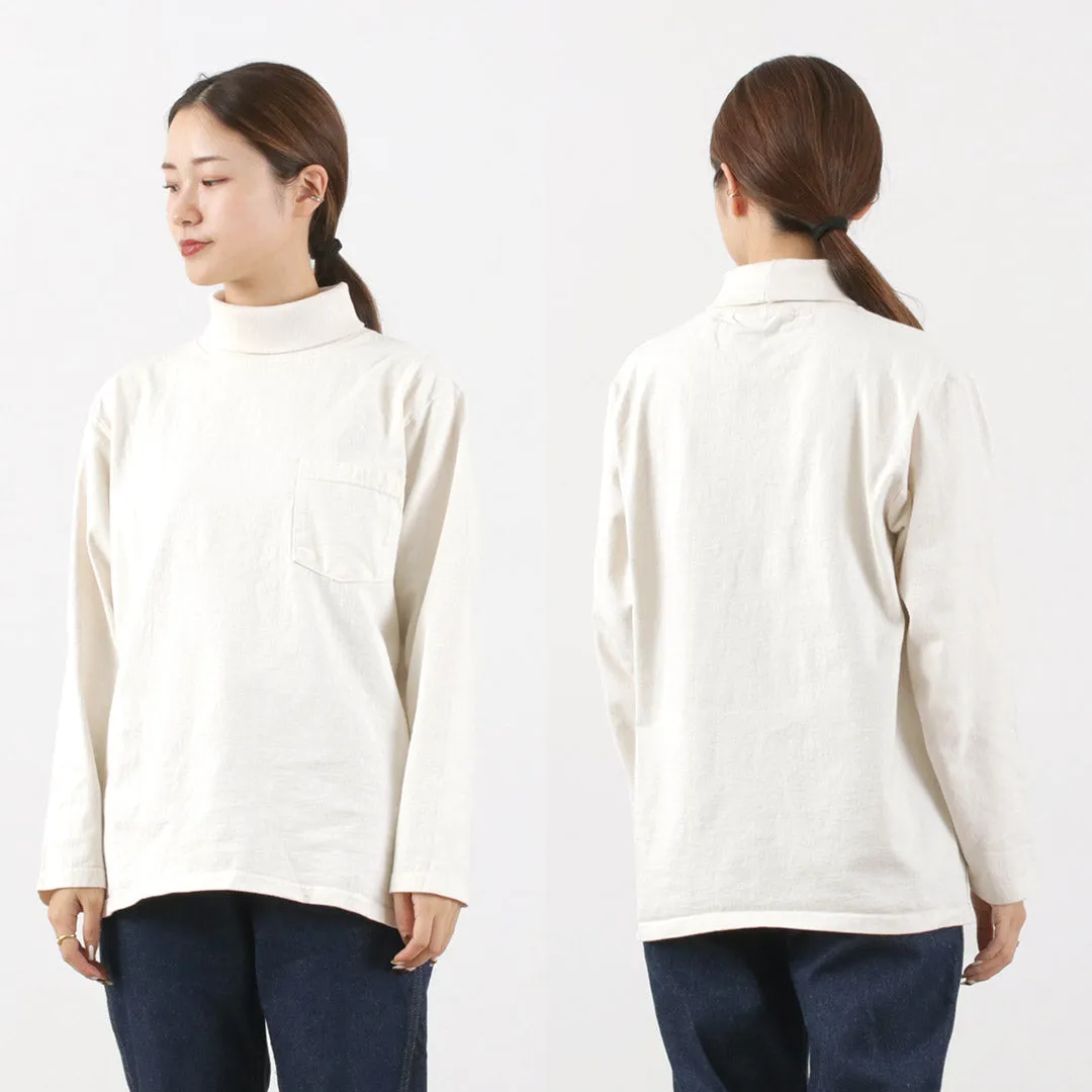 GOODWEAR / Long Sleeve Turtle Neck Pocket Tee