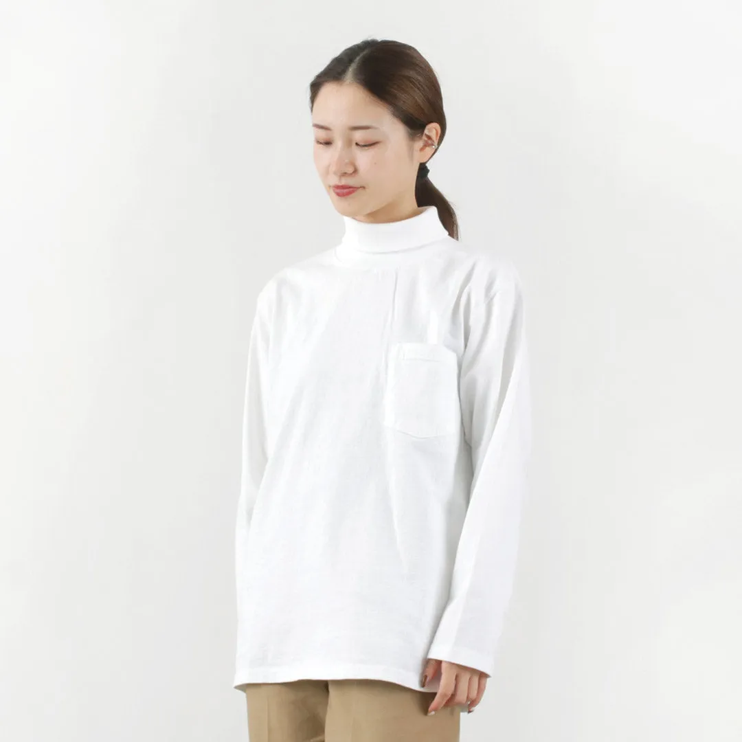 GOODWEAR / Long Sleeve Turtle Neck Pocket Tee