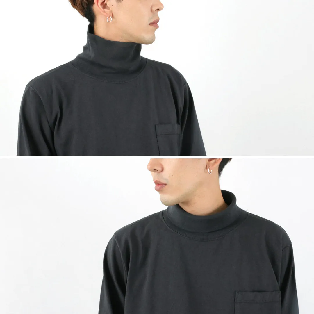 GOODWEAR / Long Sleeve Turtle Neck Pocket Tee