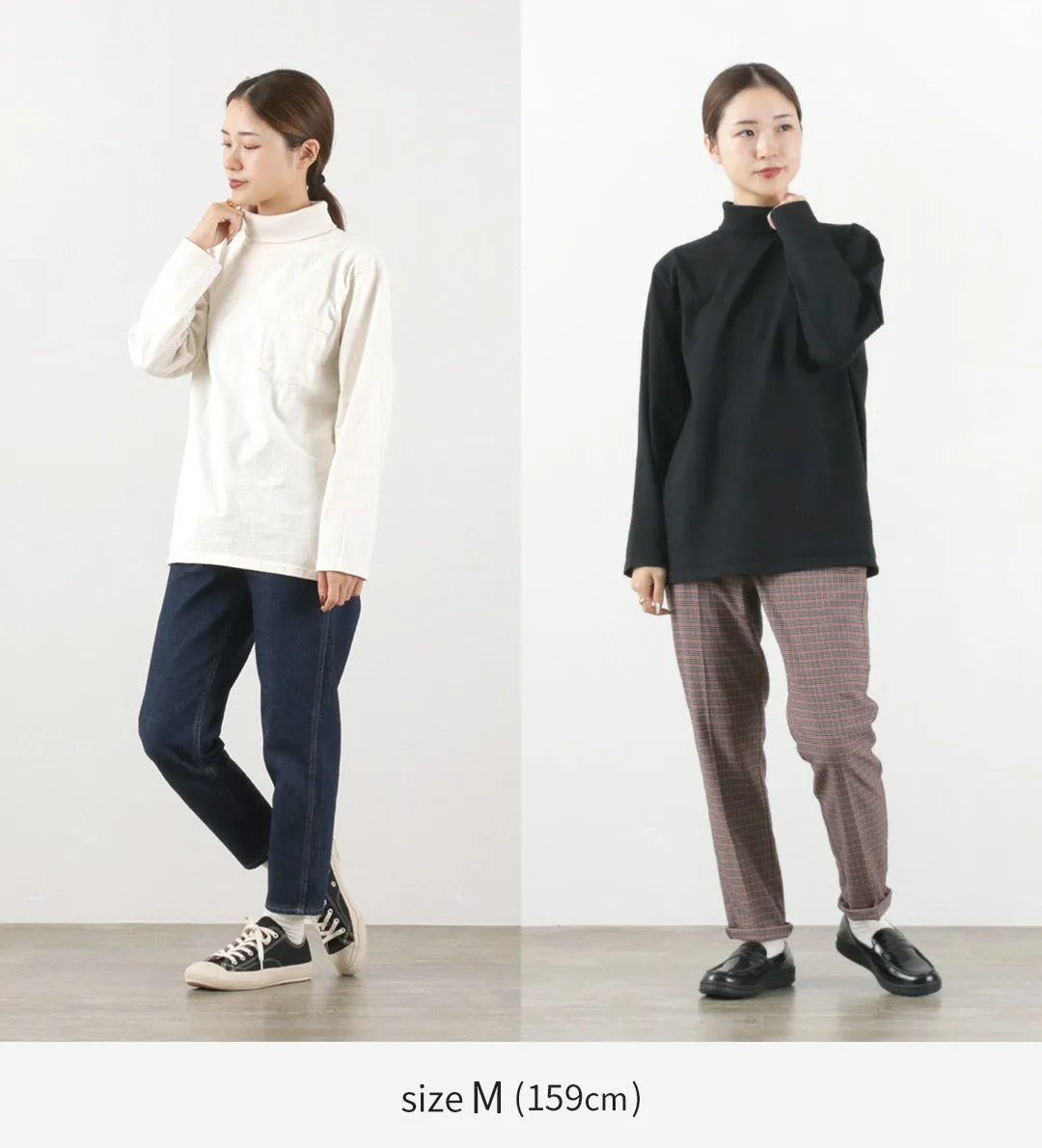 GOODWEAR / Long Sleeve Turtle Neck Pocket Tee