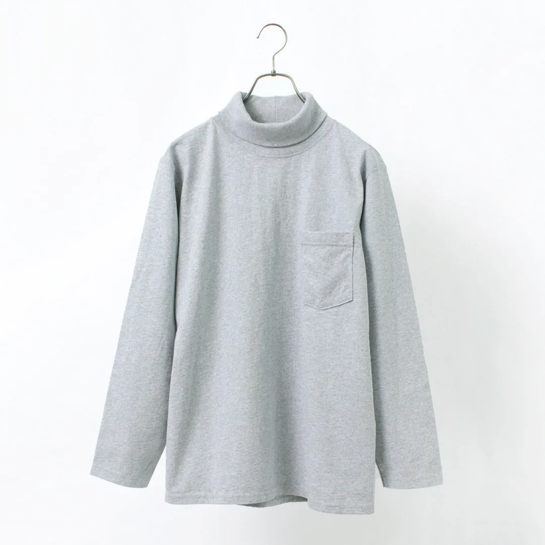 GOODWEAR / Long Sleeve Turtle Neck Pocket Tee