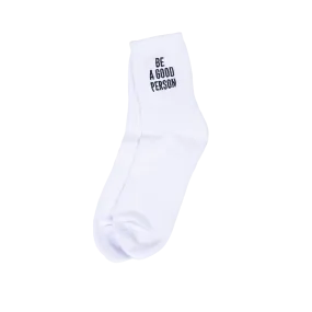 Half Crew Socks - White