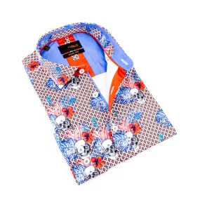 Hibiscus Haunt Button Down Shirt