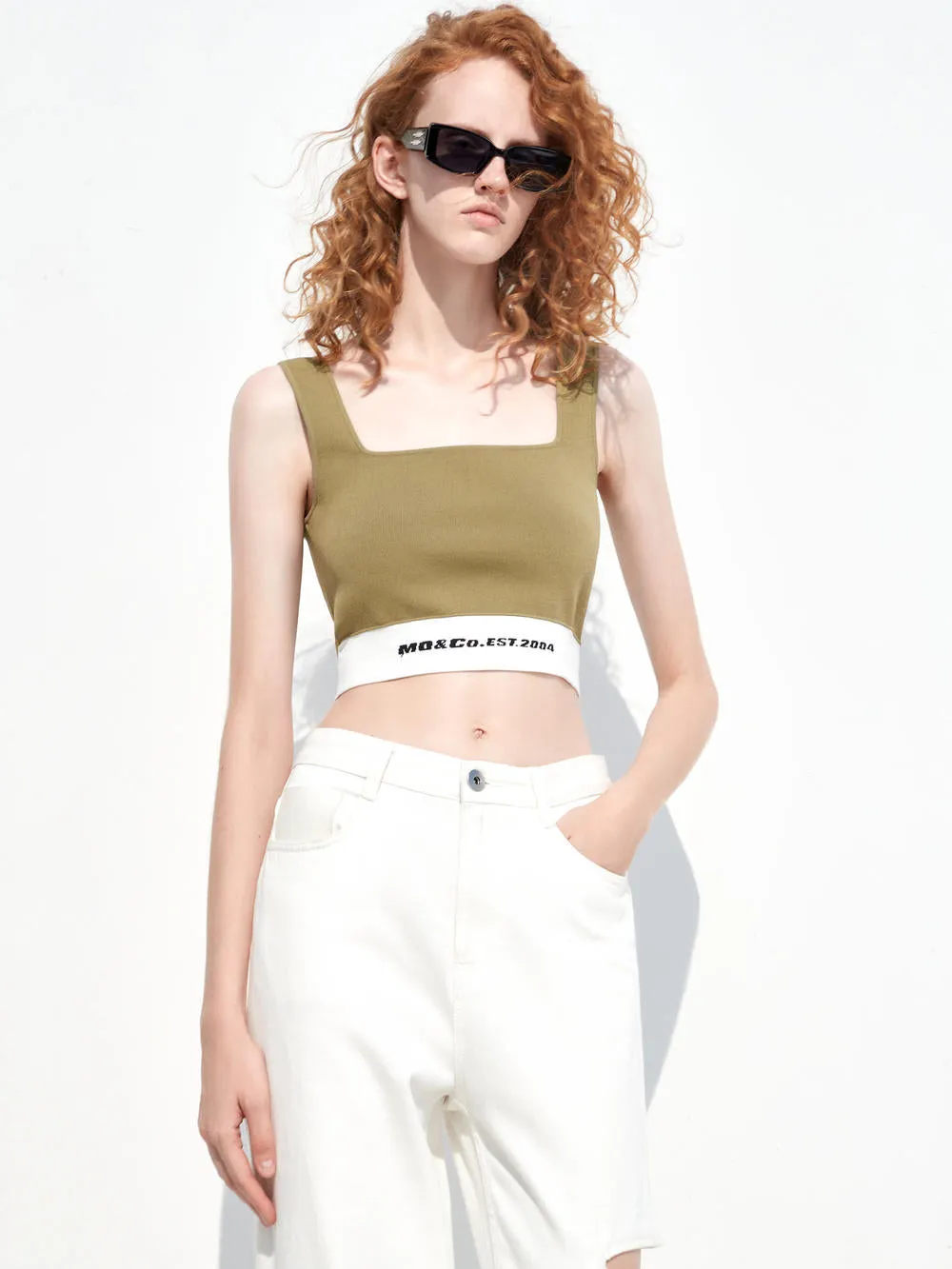 HOT SALE Logo Crop Tank Top