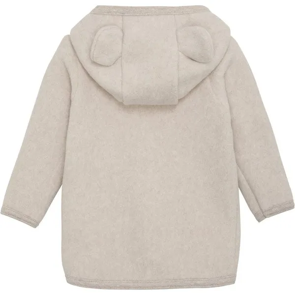 Huttelihut Jacket Ears Cotton Fleece Camel Melange