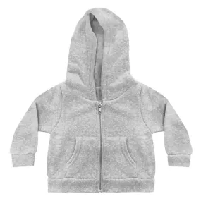 Infant Triblend Fleece Zip Hoody - Ash Gray