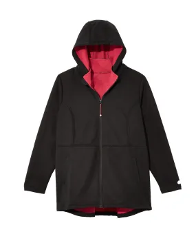 Jaya Jacket with Removable Hood | Black / Magenta