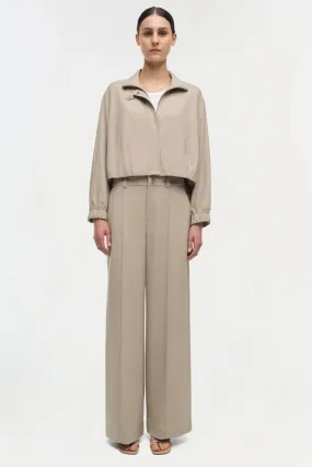 Jonathan Simkhai Geniveve Cropped Jacket Sand