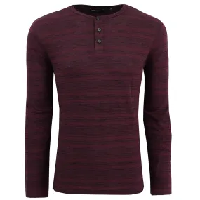 Kenneth Cole New York Men's Stripe Henley L/S Shirt