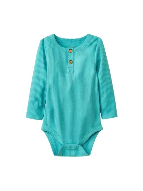 Kids Girl's Ribbed Bodysuit,Mint