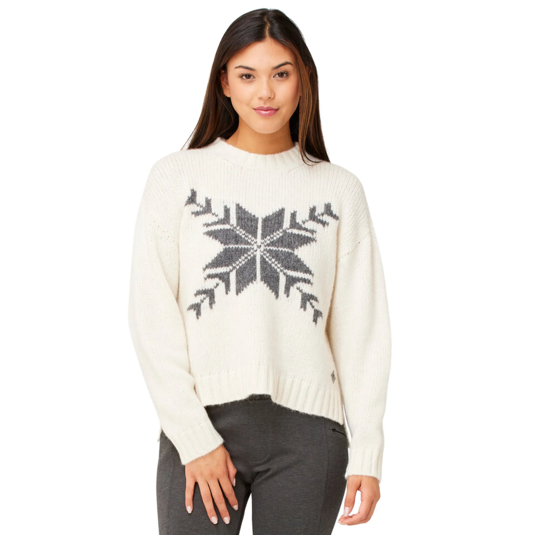 Krimson Klover Women's Snowflake Sweater