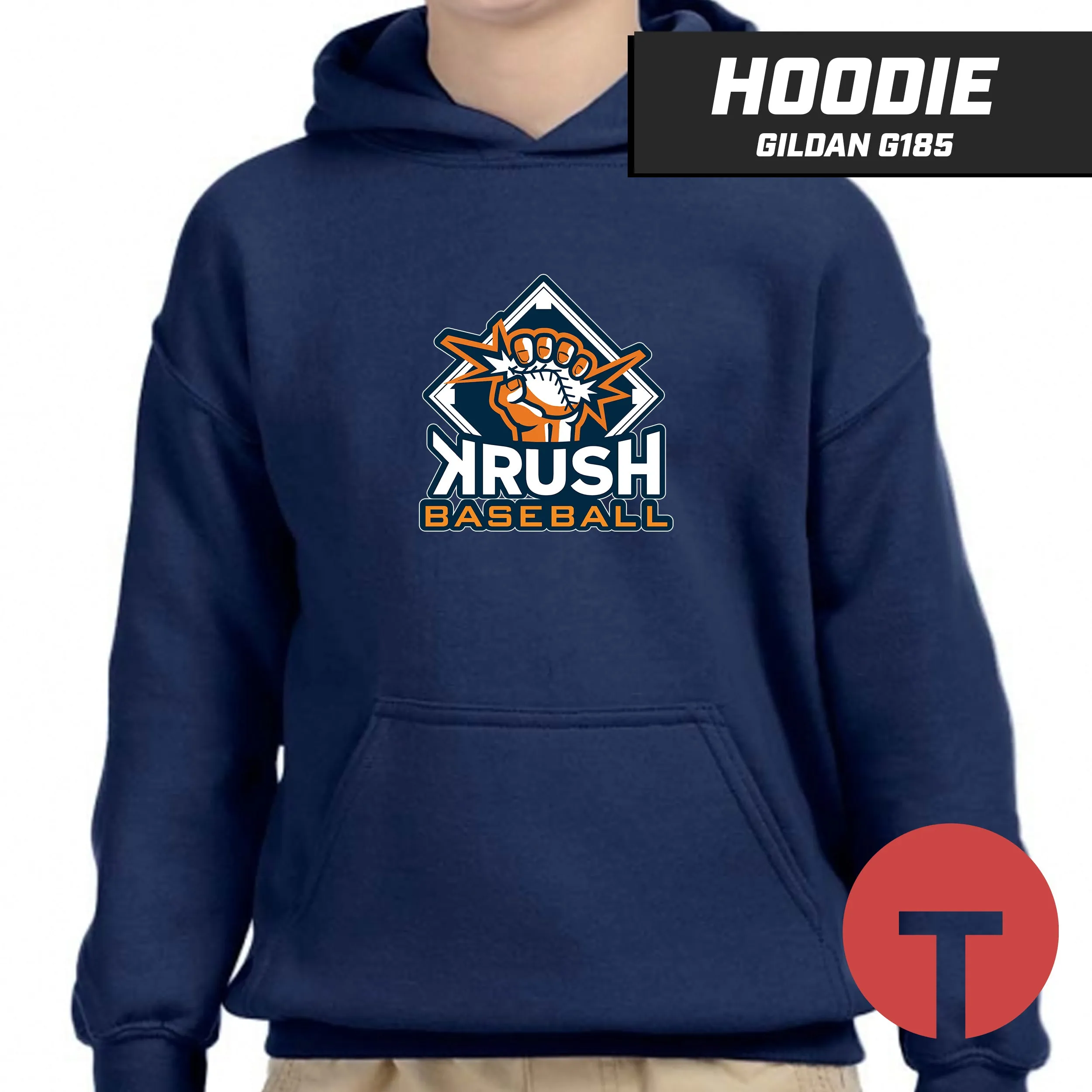 Krush Baseball - Hoodie Gildan G185