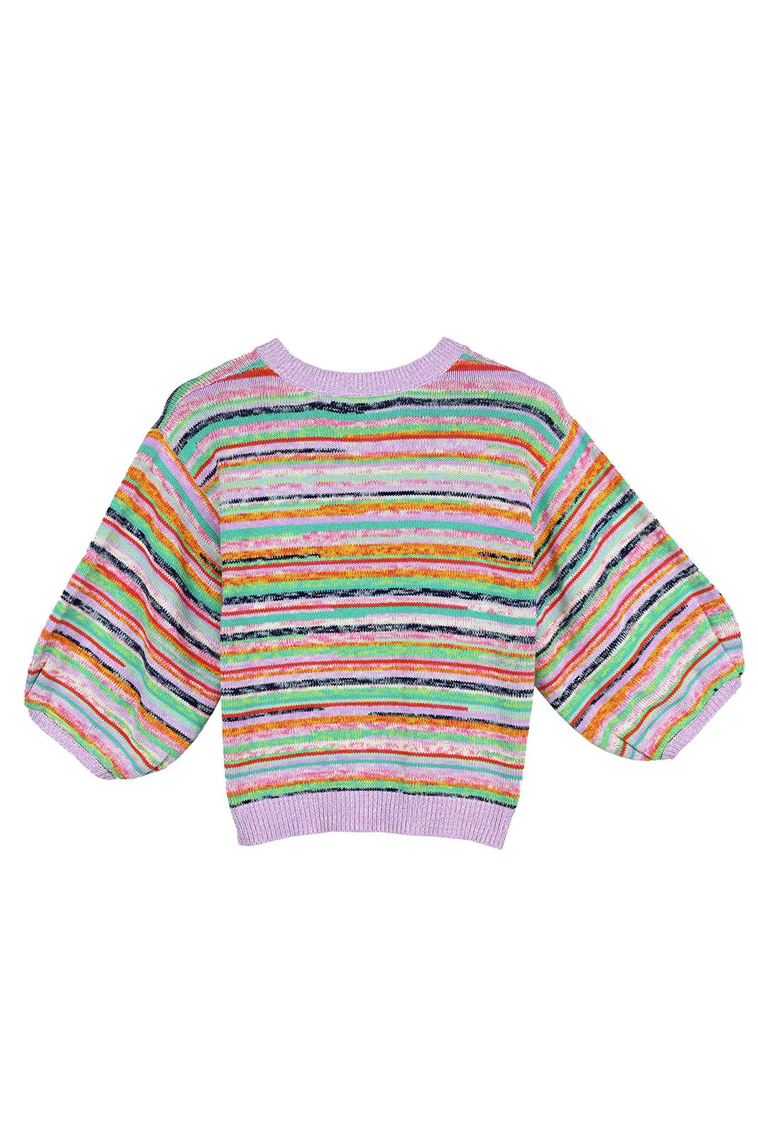 Lala Sweater, Messy Stripe Multi