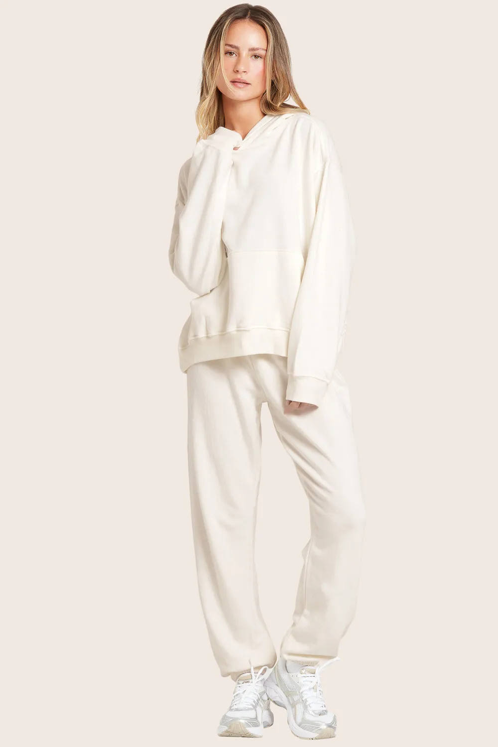 LIGHTWEIGHT SWEATS CLASSIC SWEATPANTS - BLANC