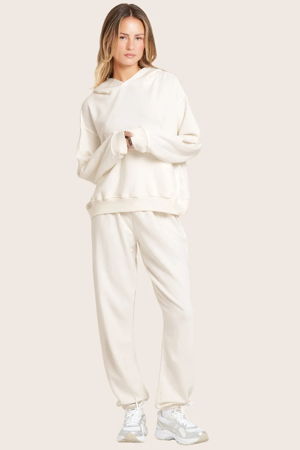 LIGHTWEIGHT SWEATS CLASSIC SWEATPANTS - BLANC