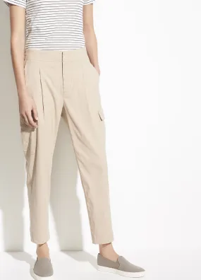 Linen Cargo Pant in Oat