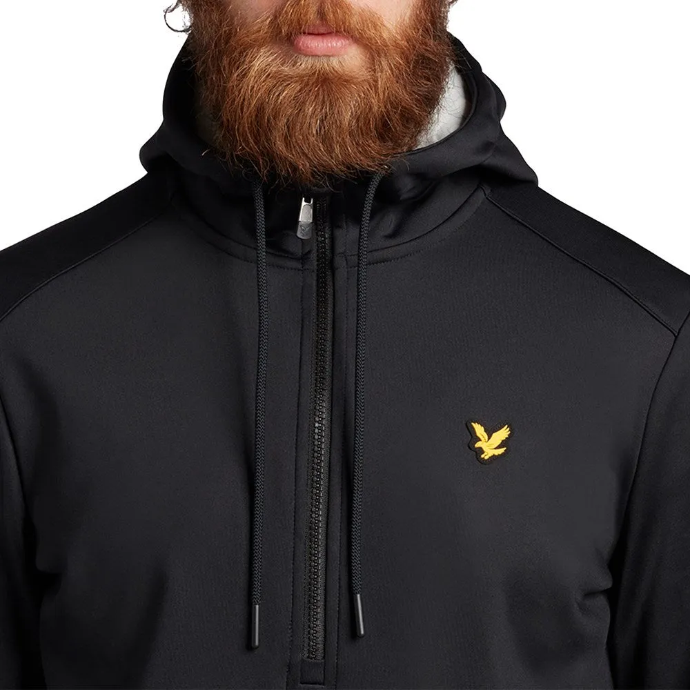 Lyle & Scott Windjammer Water Resistant Hoodie - Jet Black