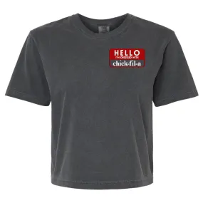 Make It Yours™ 'Hello, I'm Obsessed With...' Comfort Colors Boxy T-Shirt