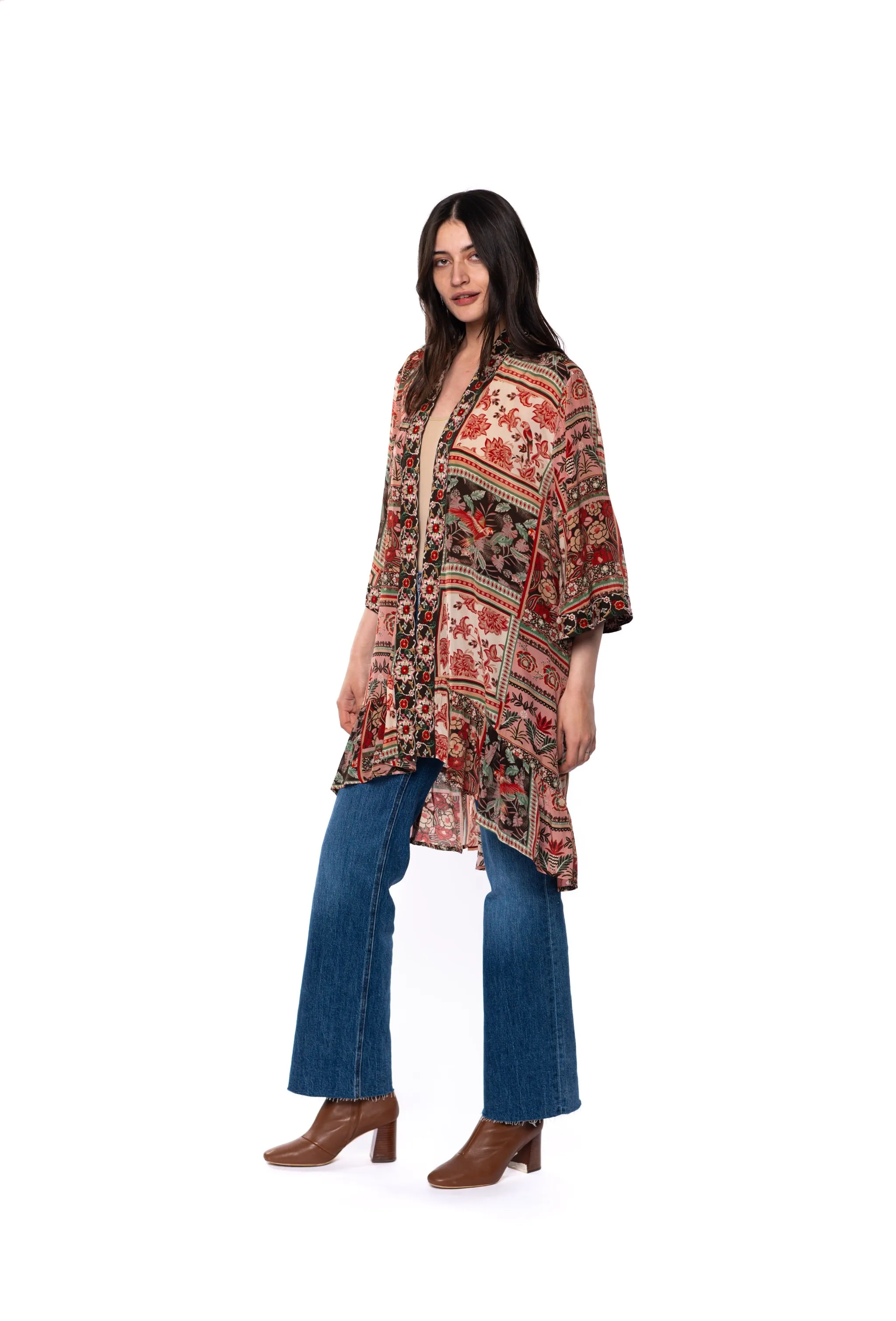 Manvi Auburn Kimono