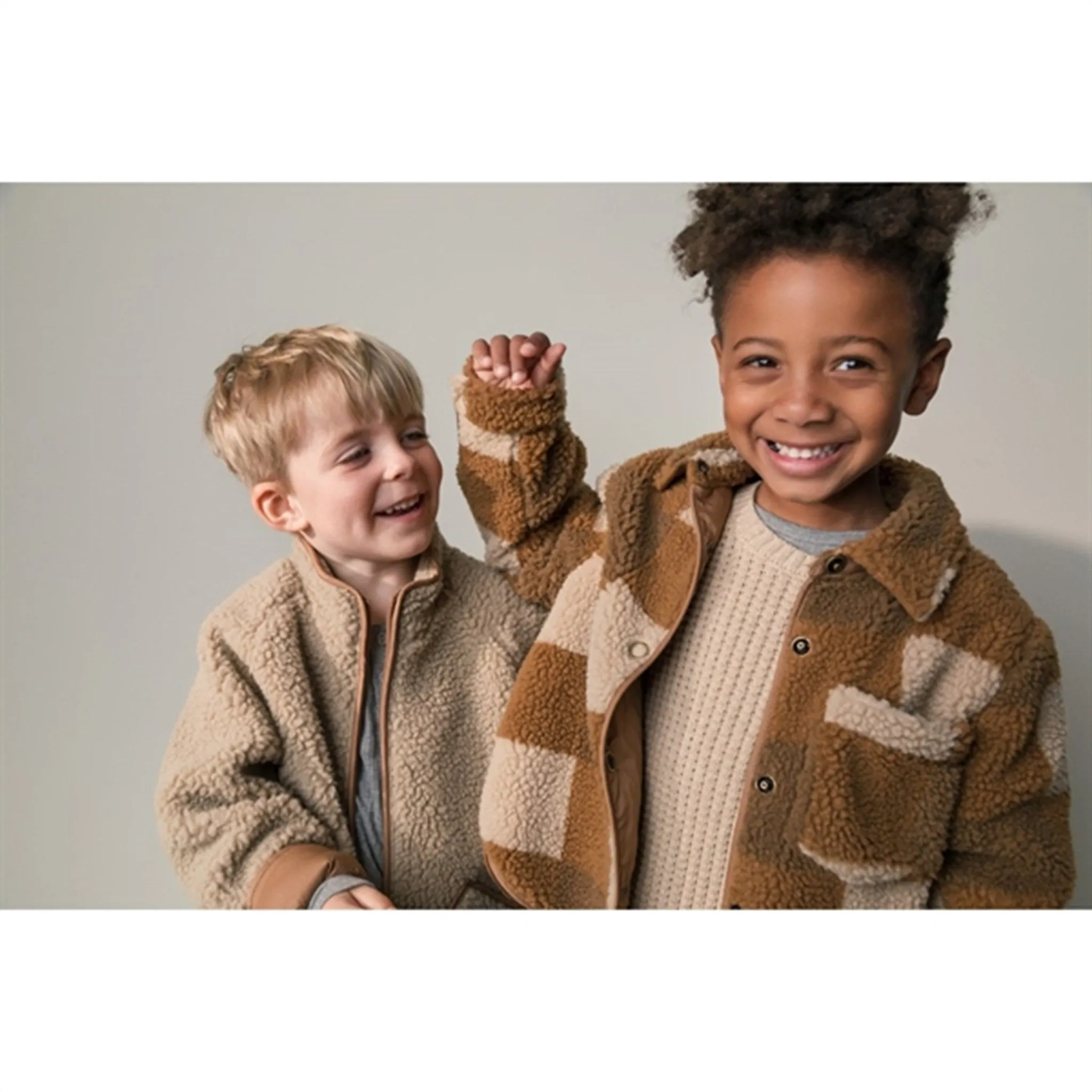 MarMar Jerry Teddybear Fleece Jacket Sandstone