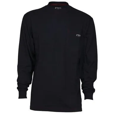 MCR Safety FR Lightweight Long Sleeve T-Shirt Navy