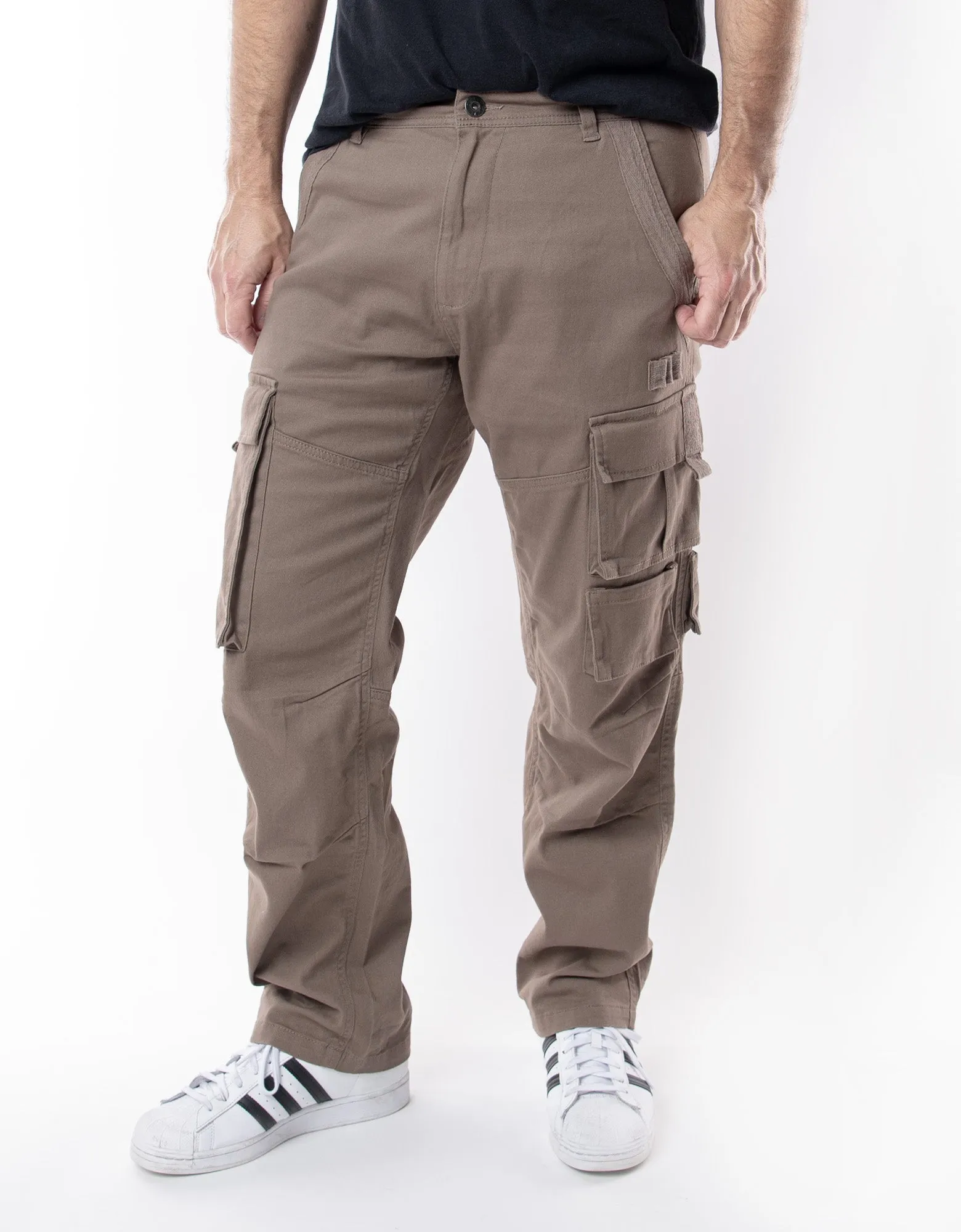 MEN'S ALPHEUS STRAIGHT FIT TWILL CARGO PANTS