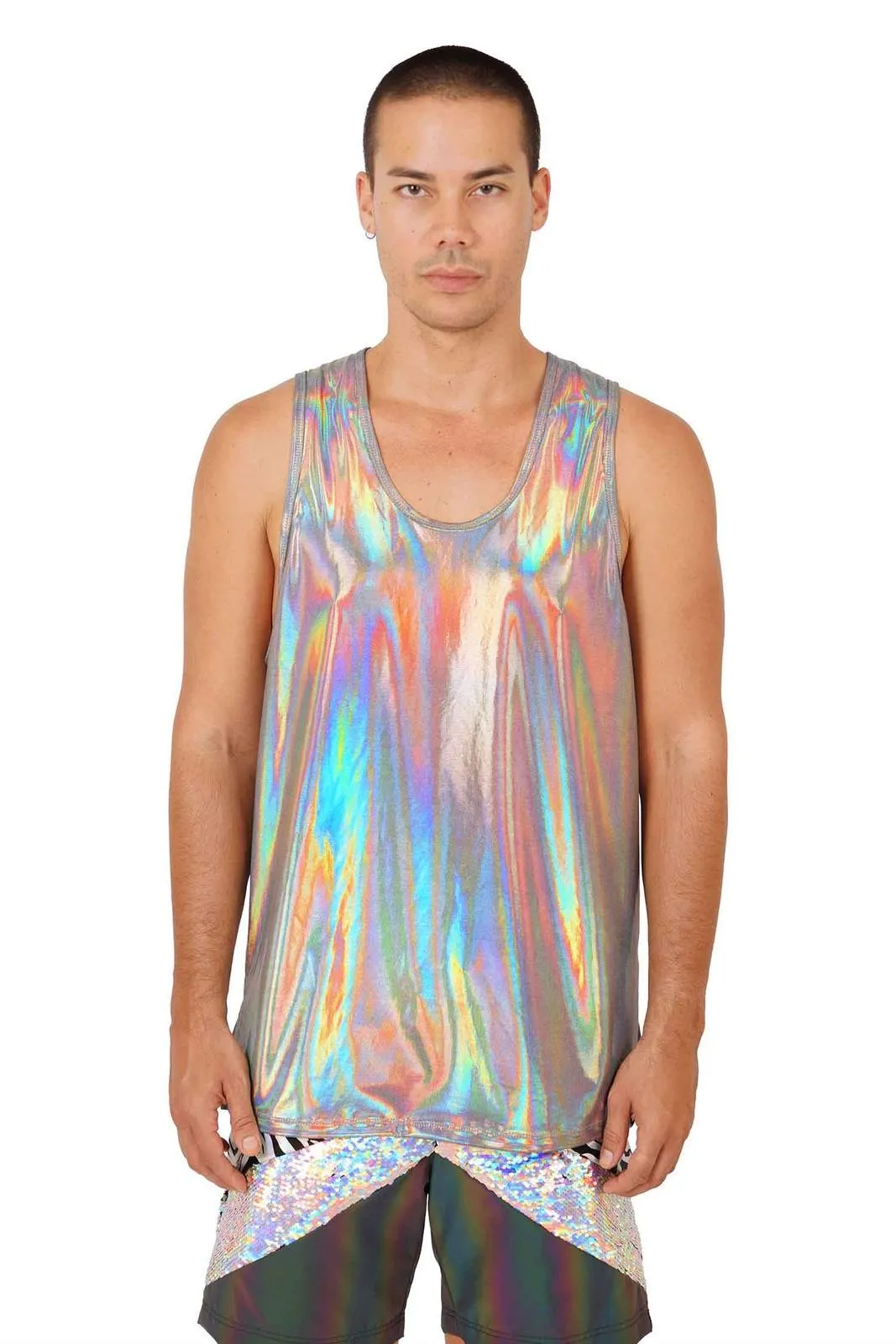 Mens Loose Tank Top - Chromatic