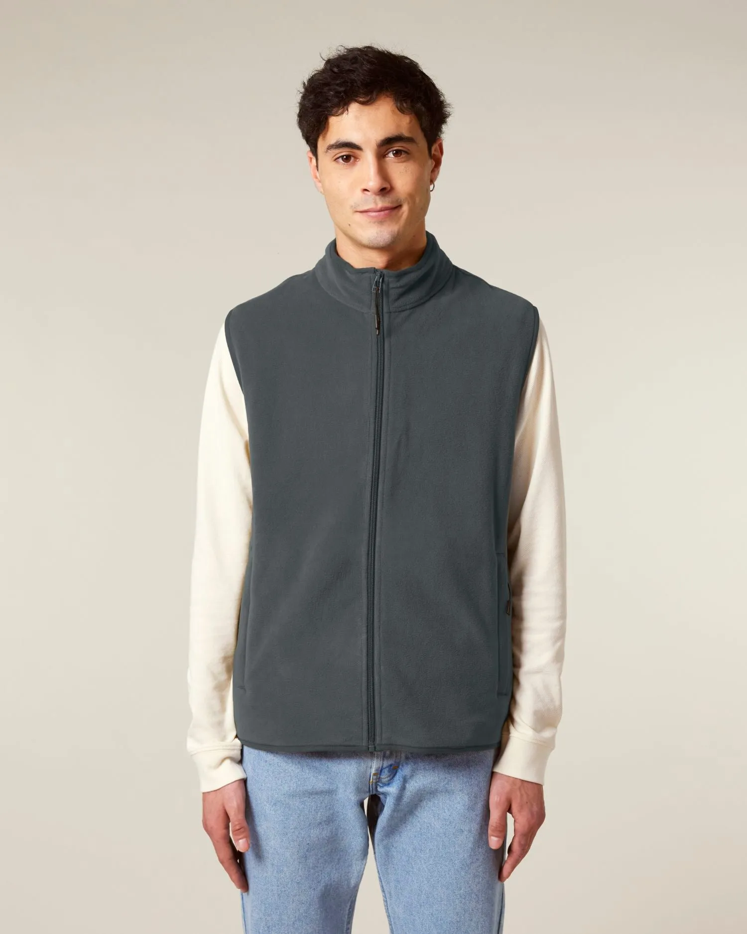 Men’s Recycled Sleeveless Fleece Jacket | Stanley Quester STJM240