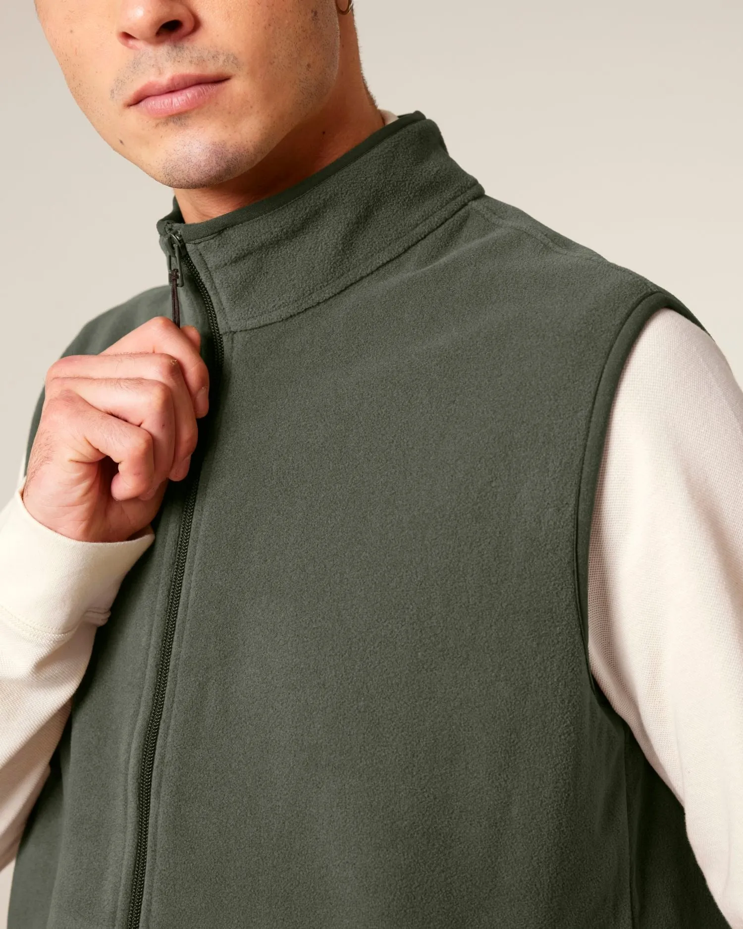 Men’s Recycled Sleeveless Fleece Jacket | Stanley Quester STJM240