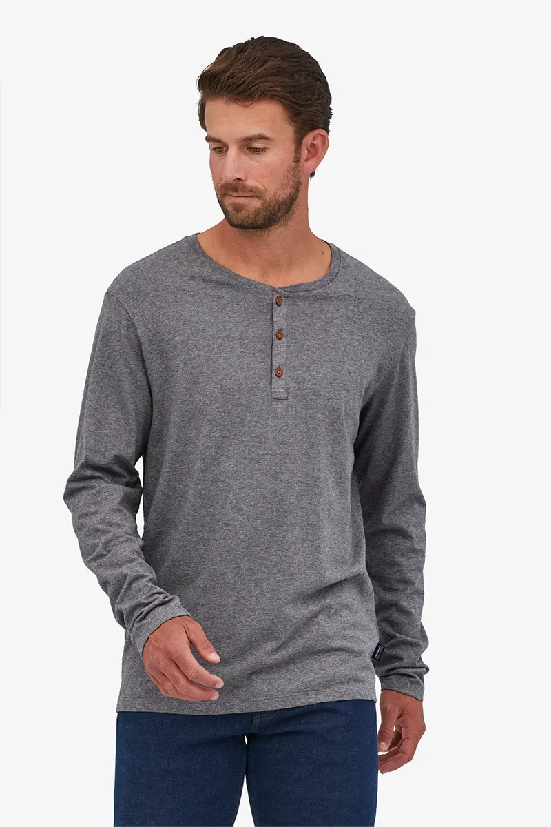 Men's Regenerative Organic Certified Long Sleeve Henley