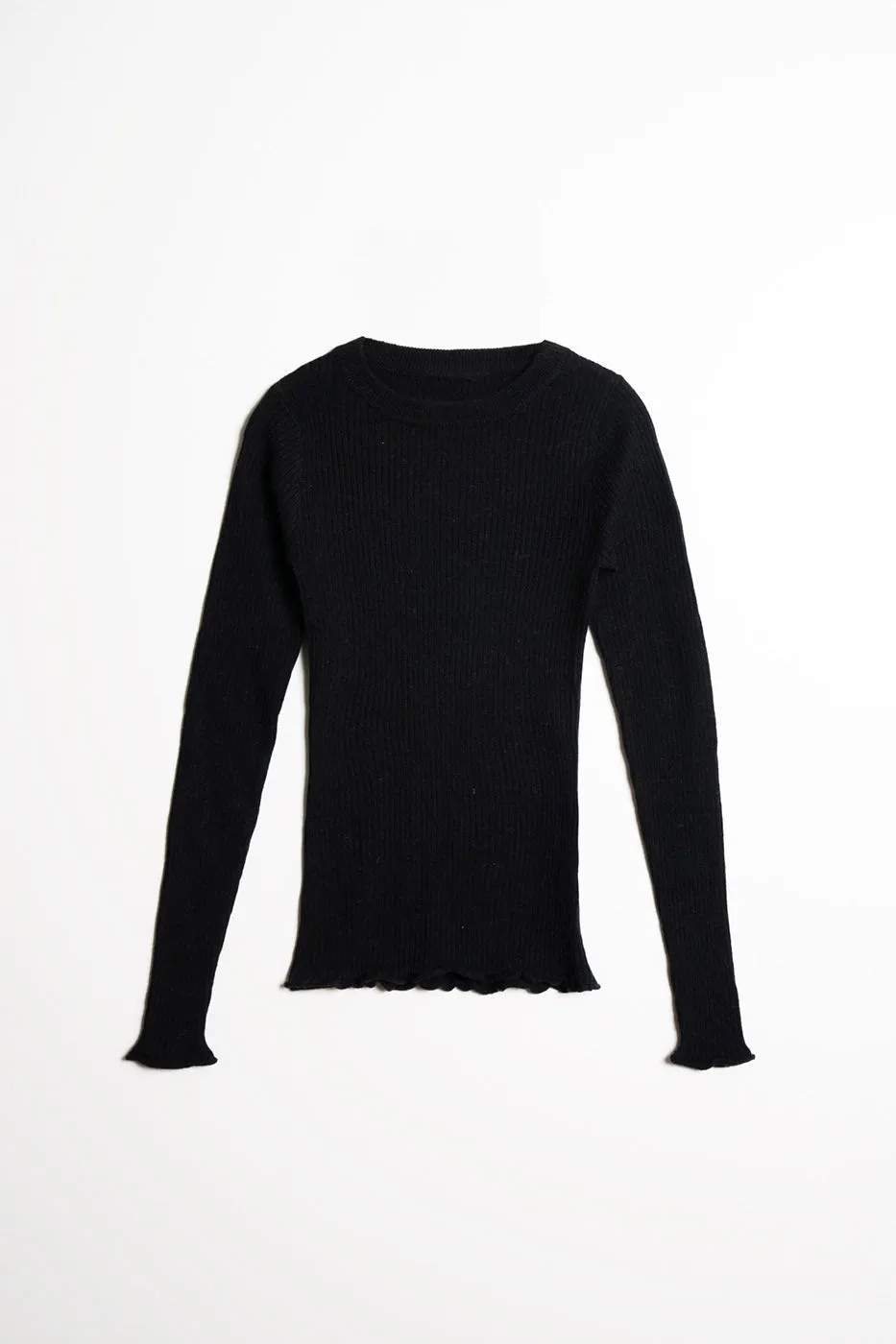 Merino Fitted Rib Sweater