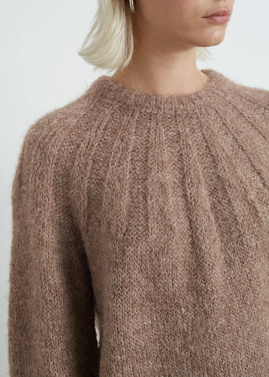 Mila Sweater, Taupe Melange