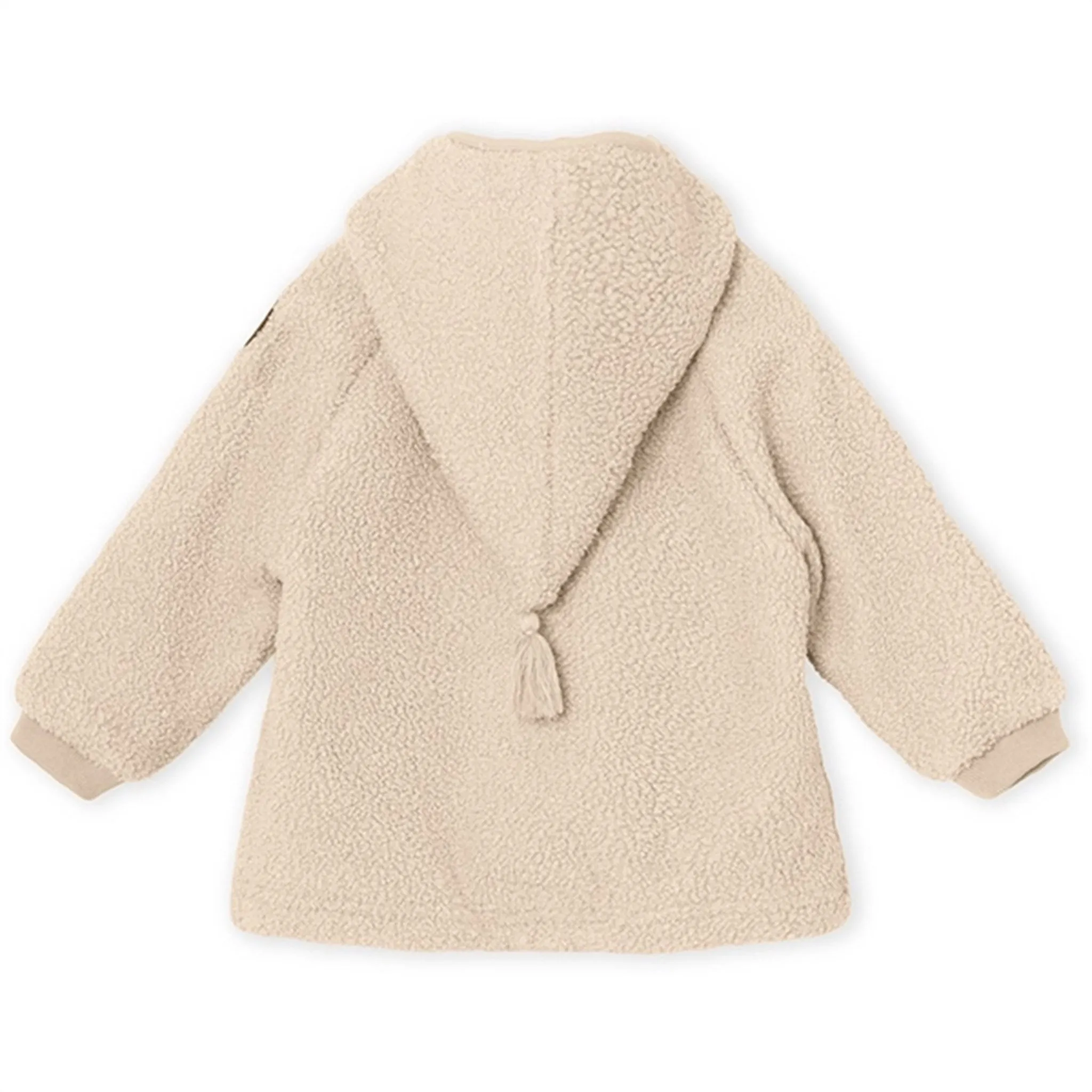 MINI A TURE Liff Teddy Fleece Jacket Sand Dollar