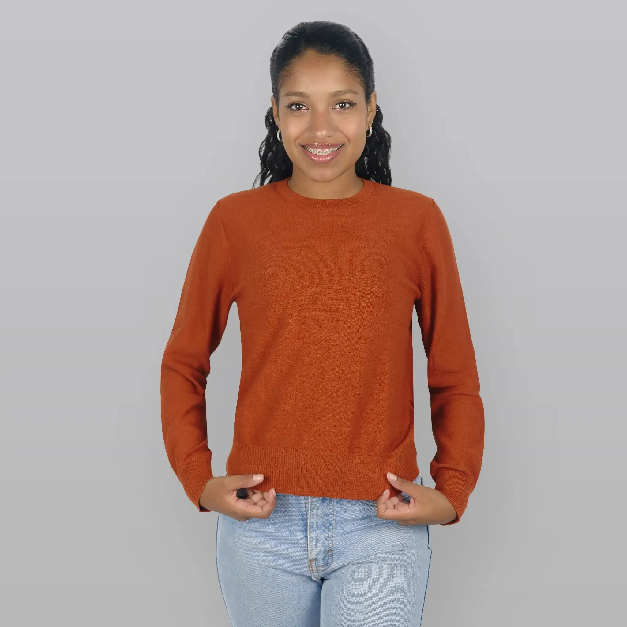 Mix 2 Pack - Women's Organic Sweater & Crew Neck T-Shirt