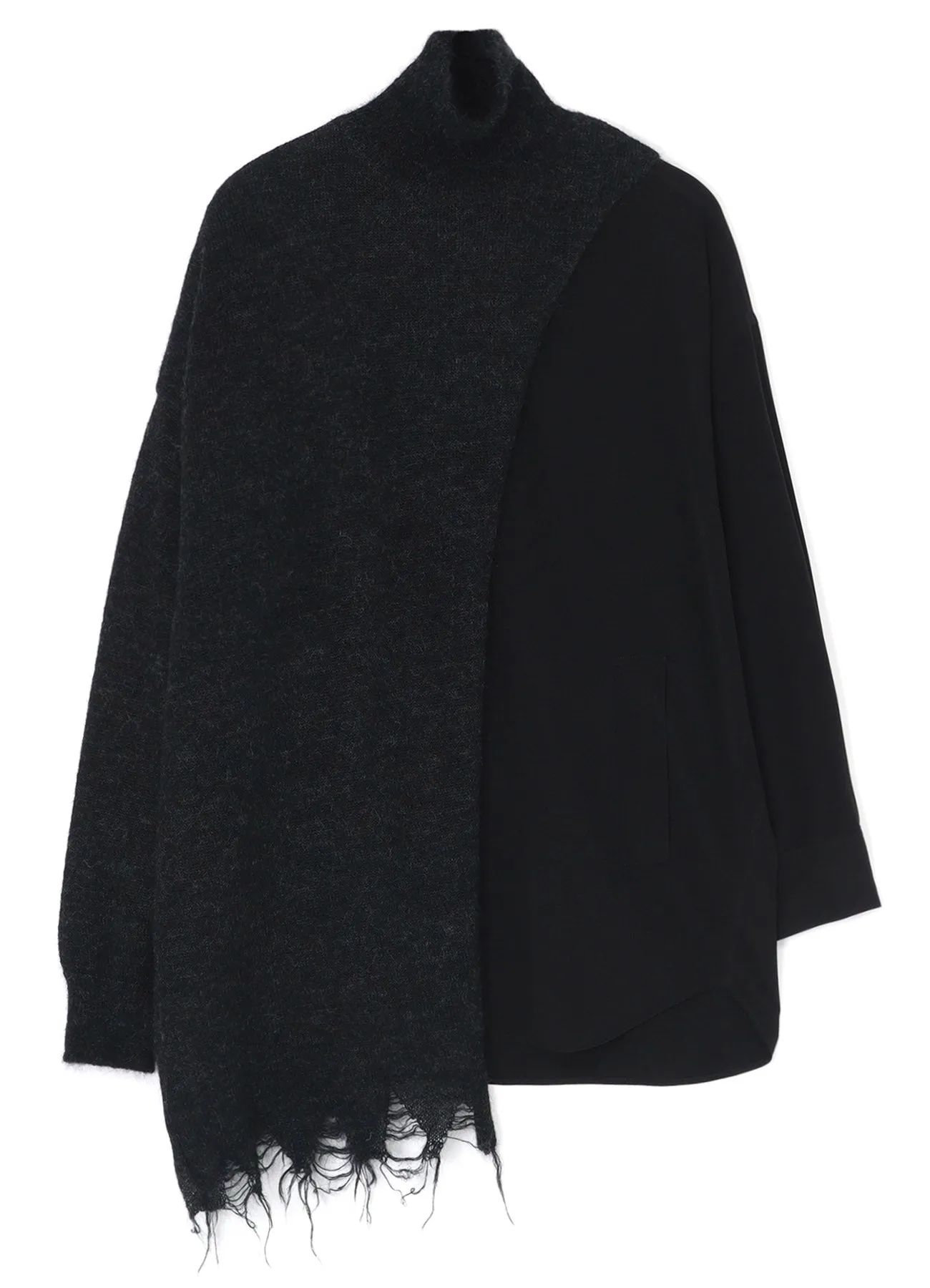 MOHAIR BLEND TURTLENECK