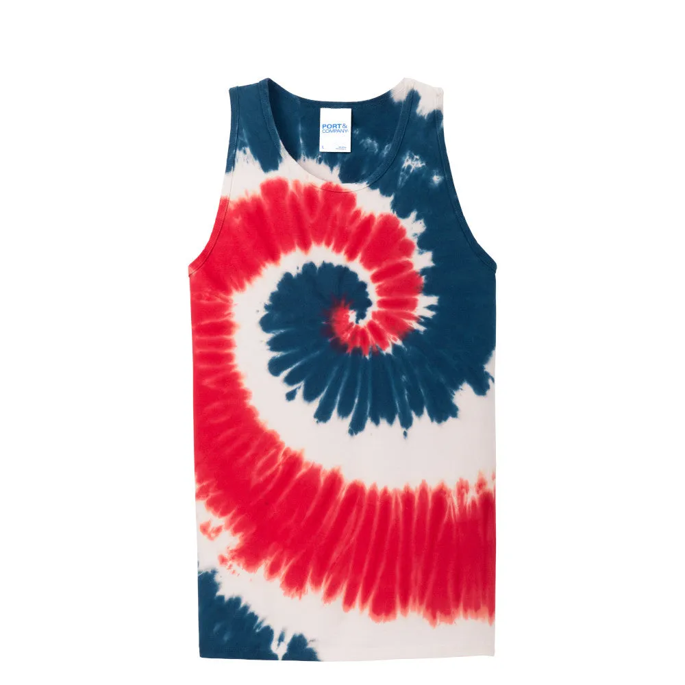 Monogram Tie Dye Tank Top