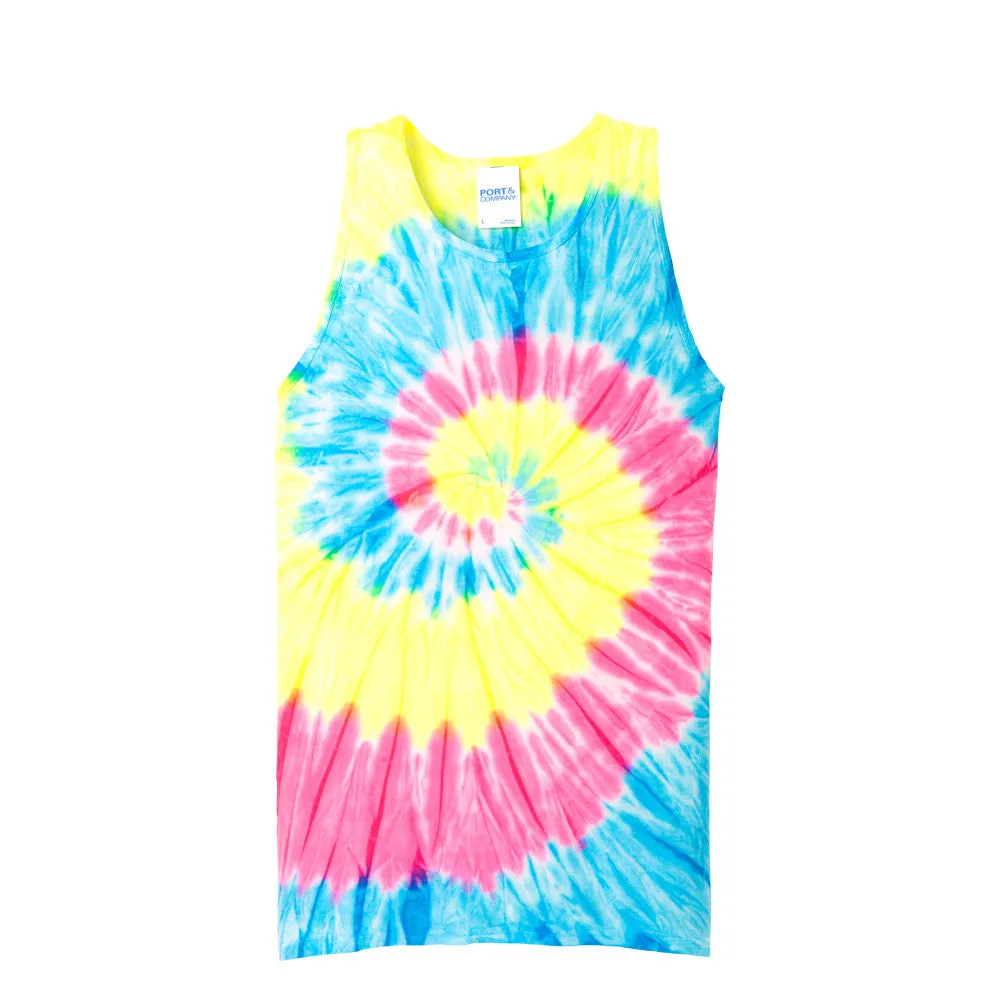 Monogram Tie Dye Tank Top