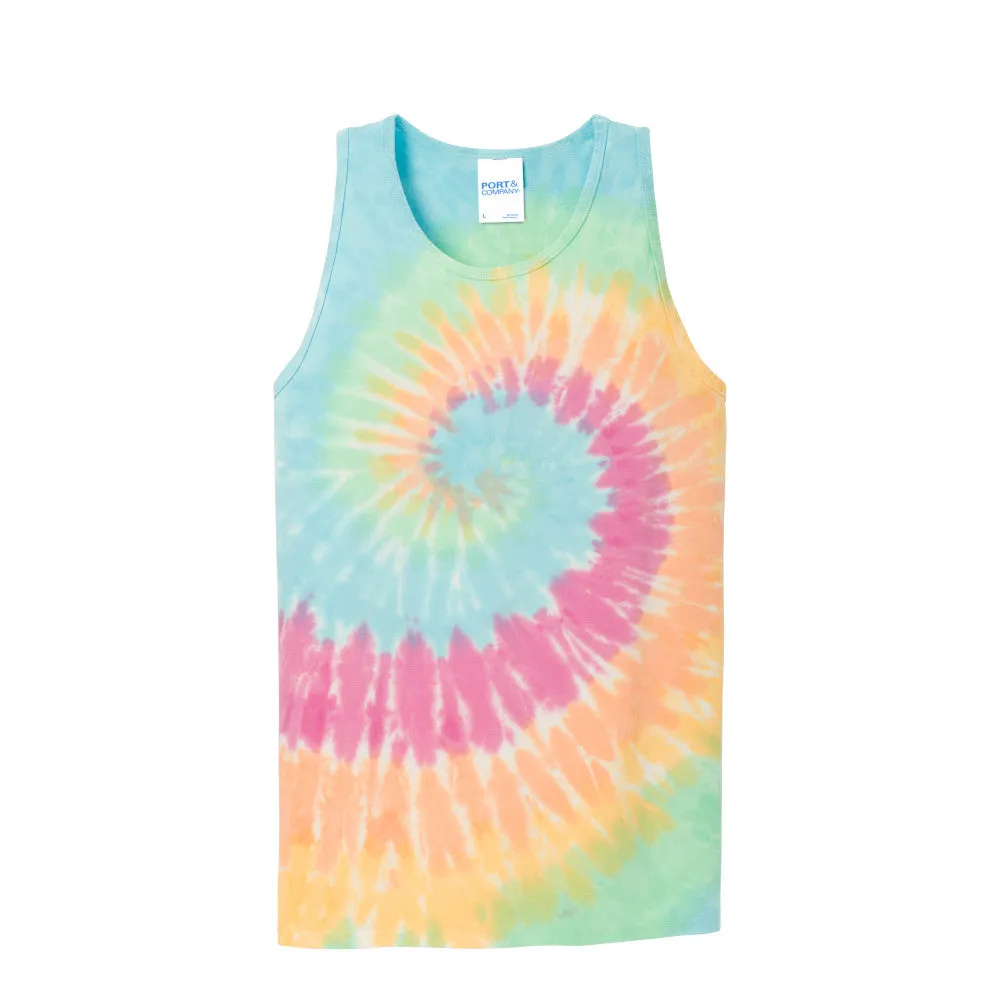 Monogram Tie Dye Tank Top