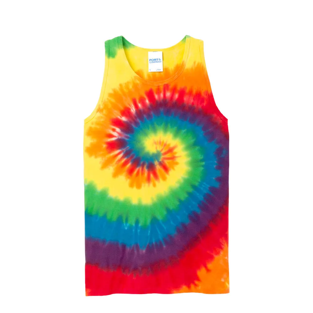 Monogram Tie Dye Tank Top