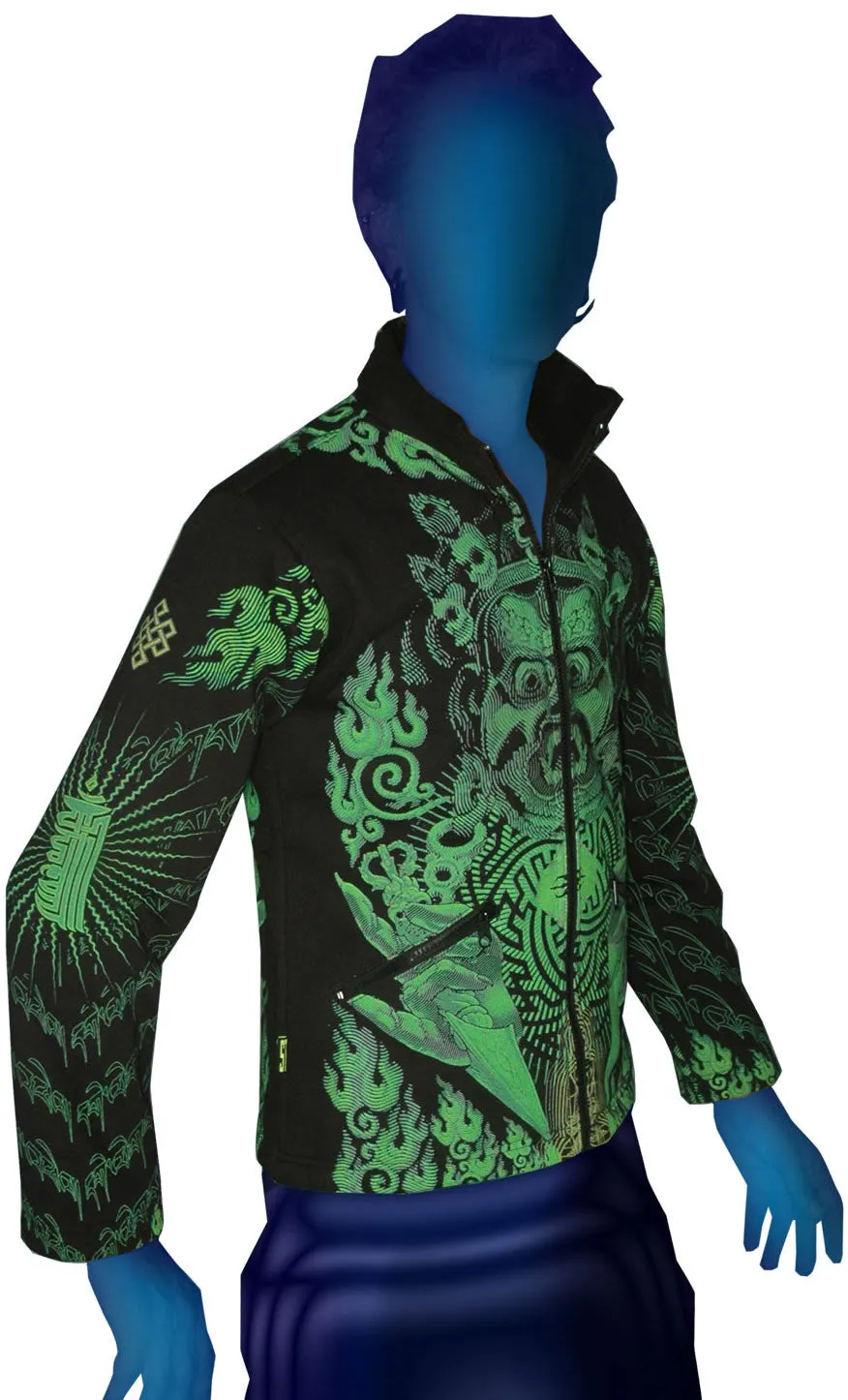 Morph Jacket (No Hood) : Lime Mahakala